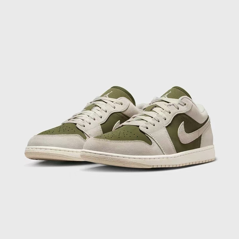 耐克/Nike Air Jordan 1 AJ1白绿百搭男子低帮篮球鞋HV4089201