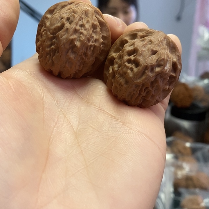 把件文玩核桃33平谷大枣蜡皮