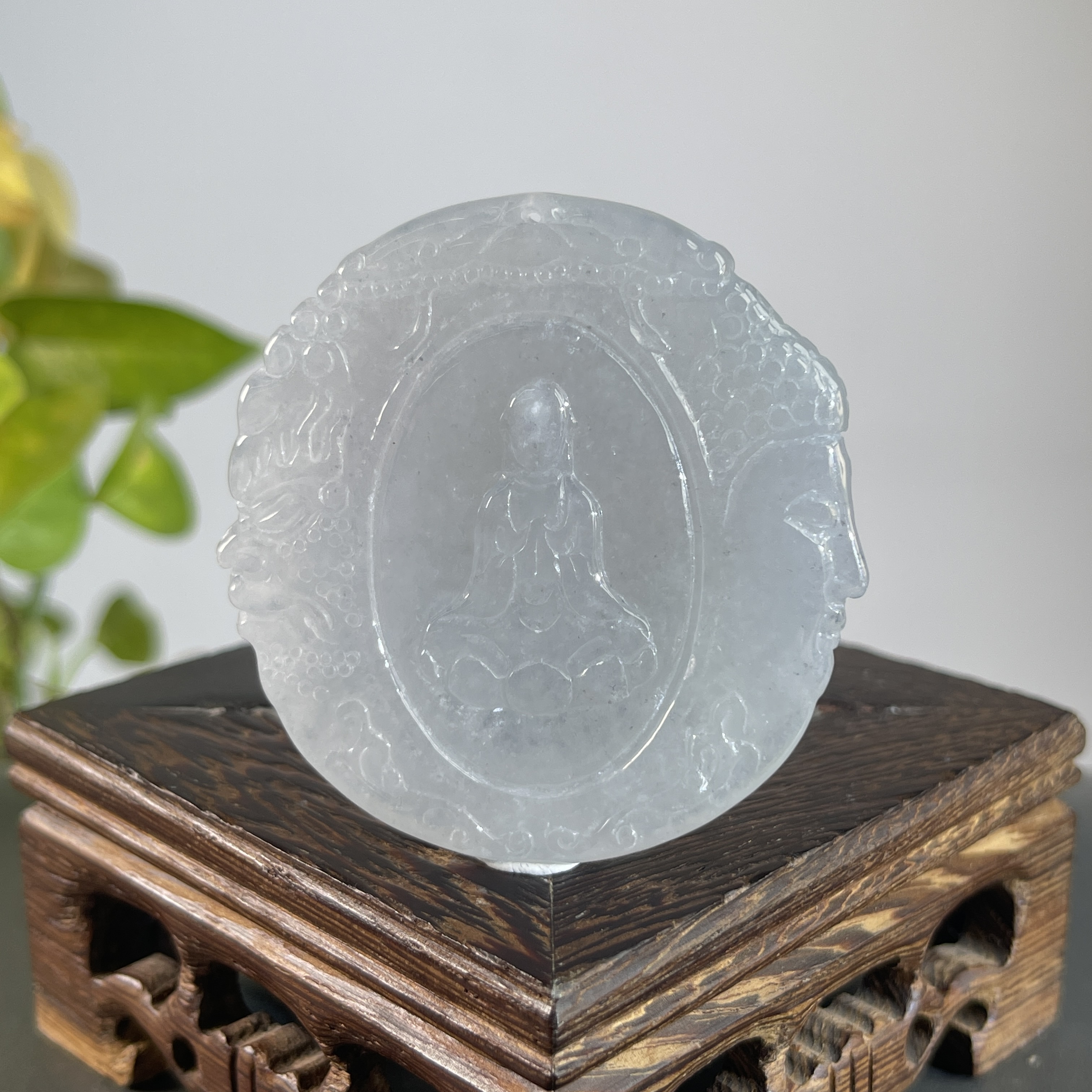 JYA22-47  天然缅甸A货翡翠  一念之间