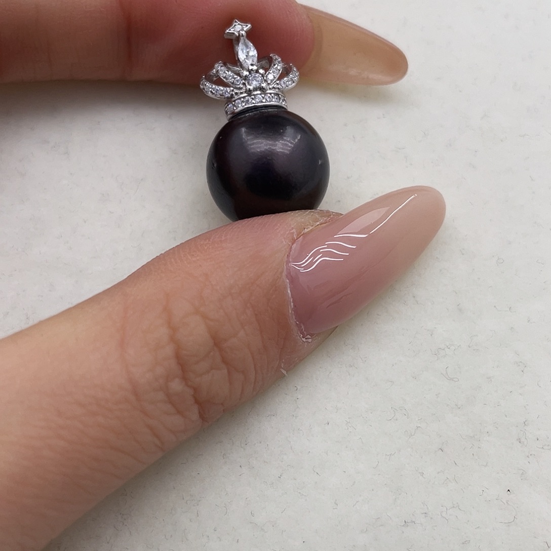 海水珍珠颈饰银S925镶嵌