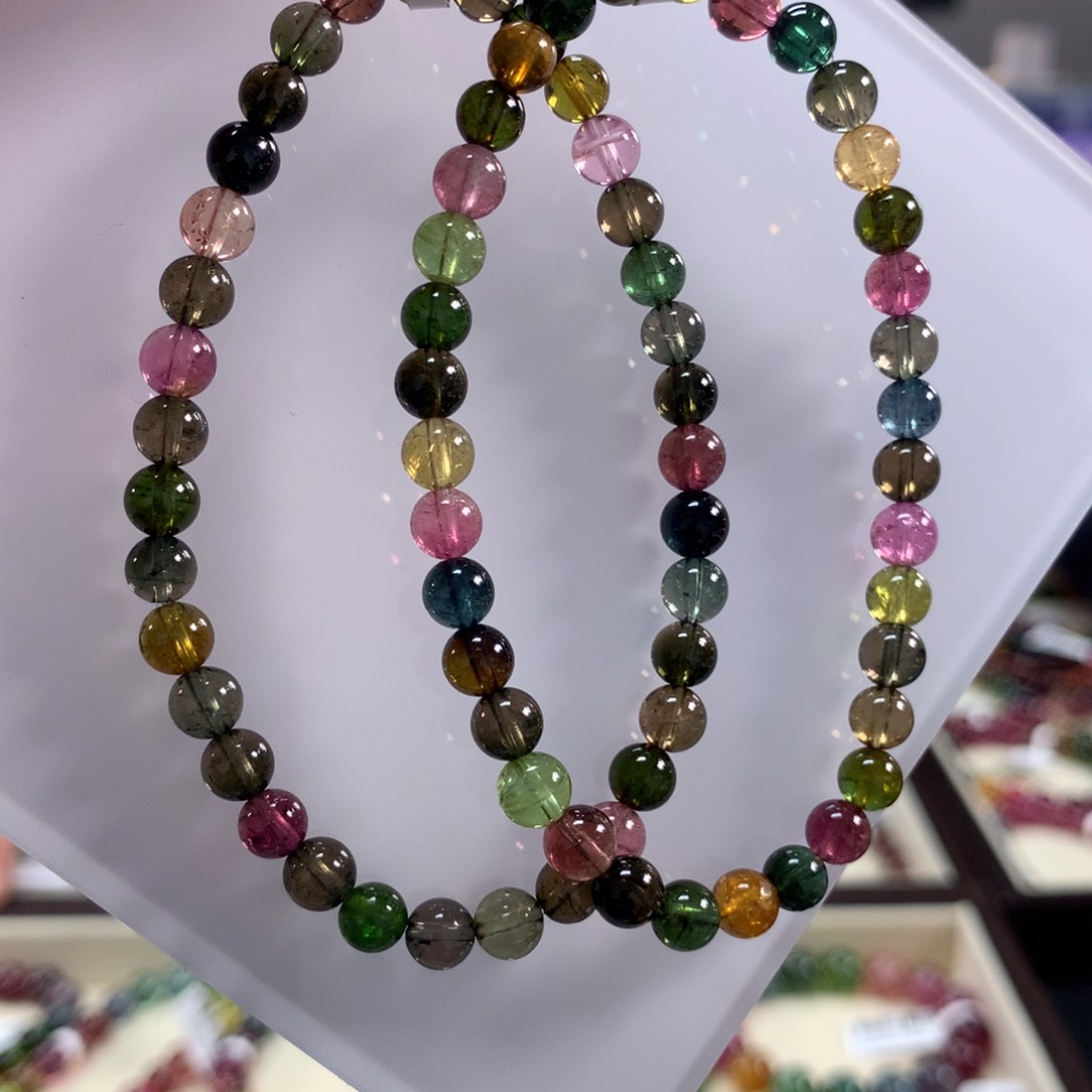 手链未镶嵌碧玺多样性发其一条5.6左右