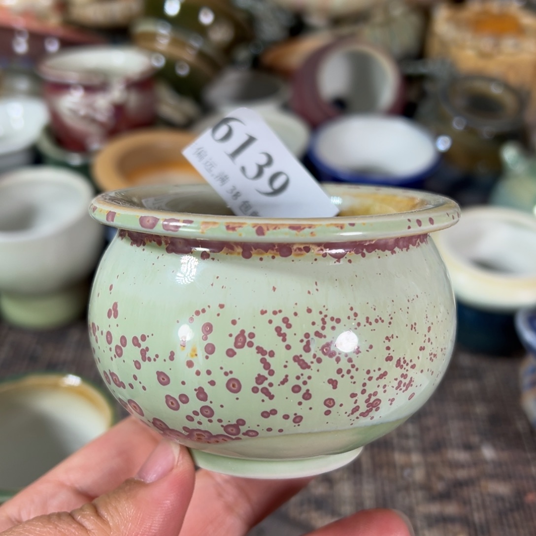 红陶景德镇手工花盆