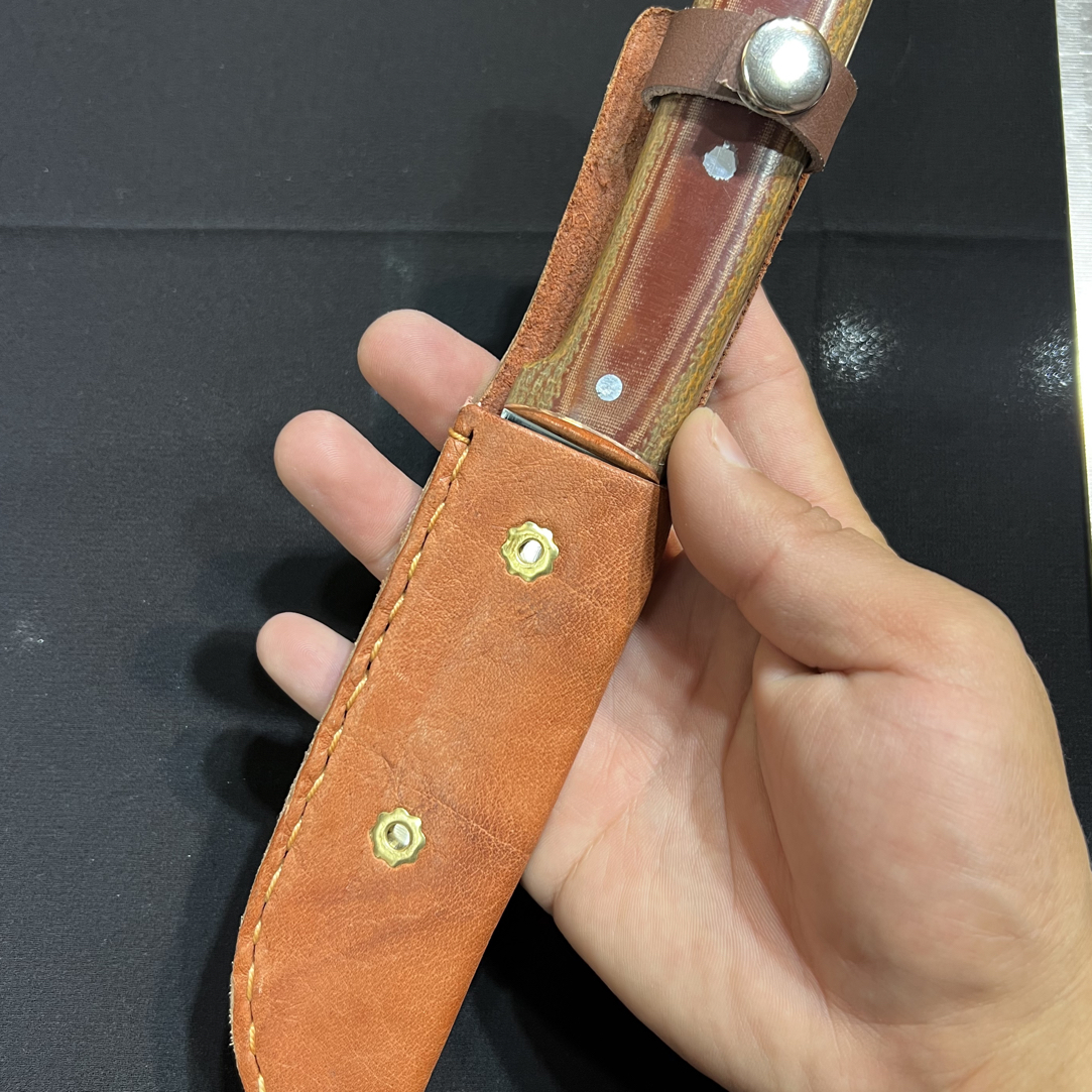 大河家宰羊瓜果刀削皮刀手工羽毛野营家用