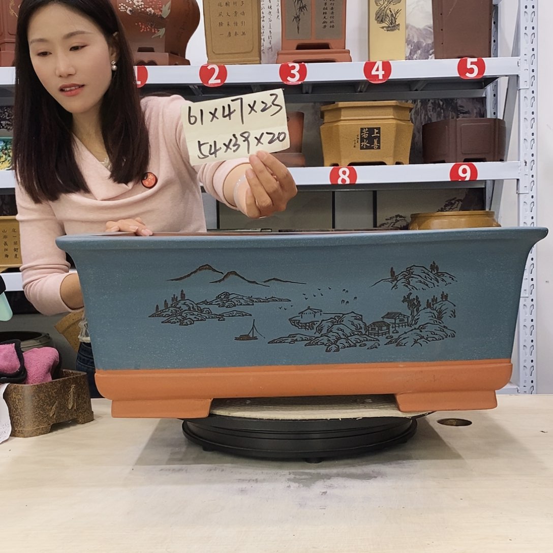 紫砂花盆紫砂花盆