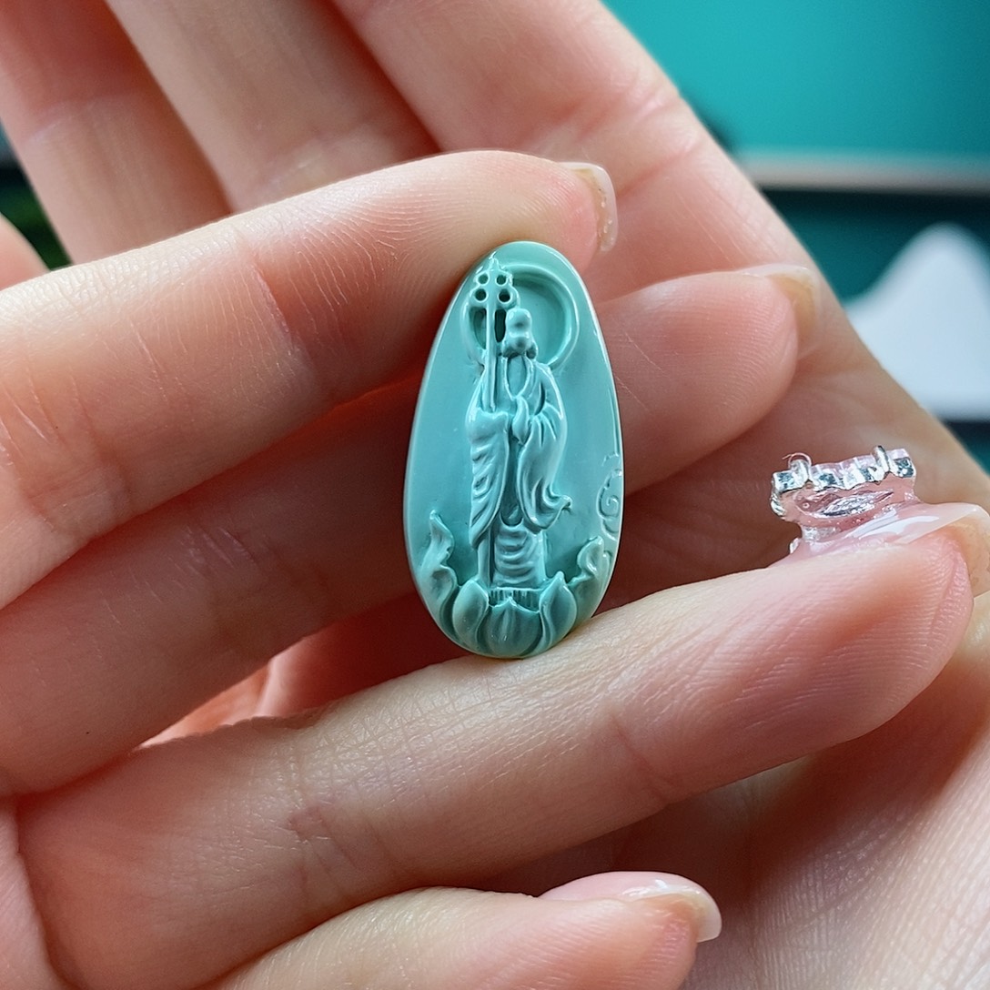 绿松石珠宝奇石未镶嵌