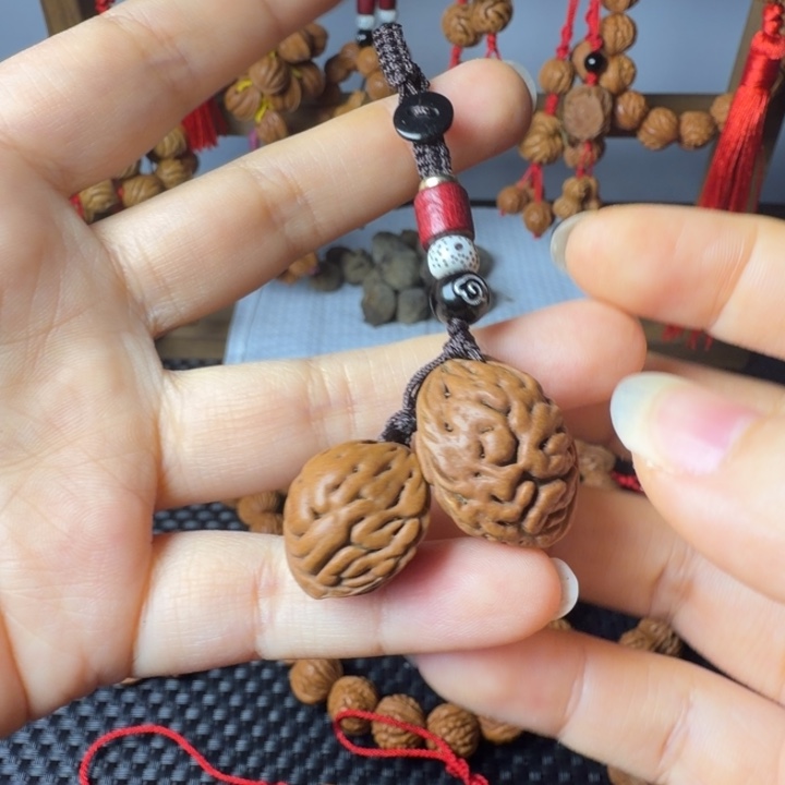 桃核吊坠桃枭挂件