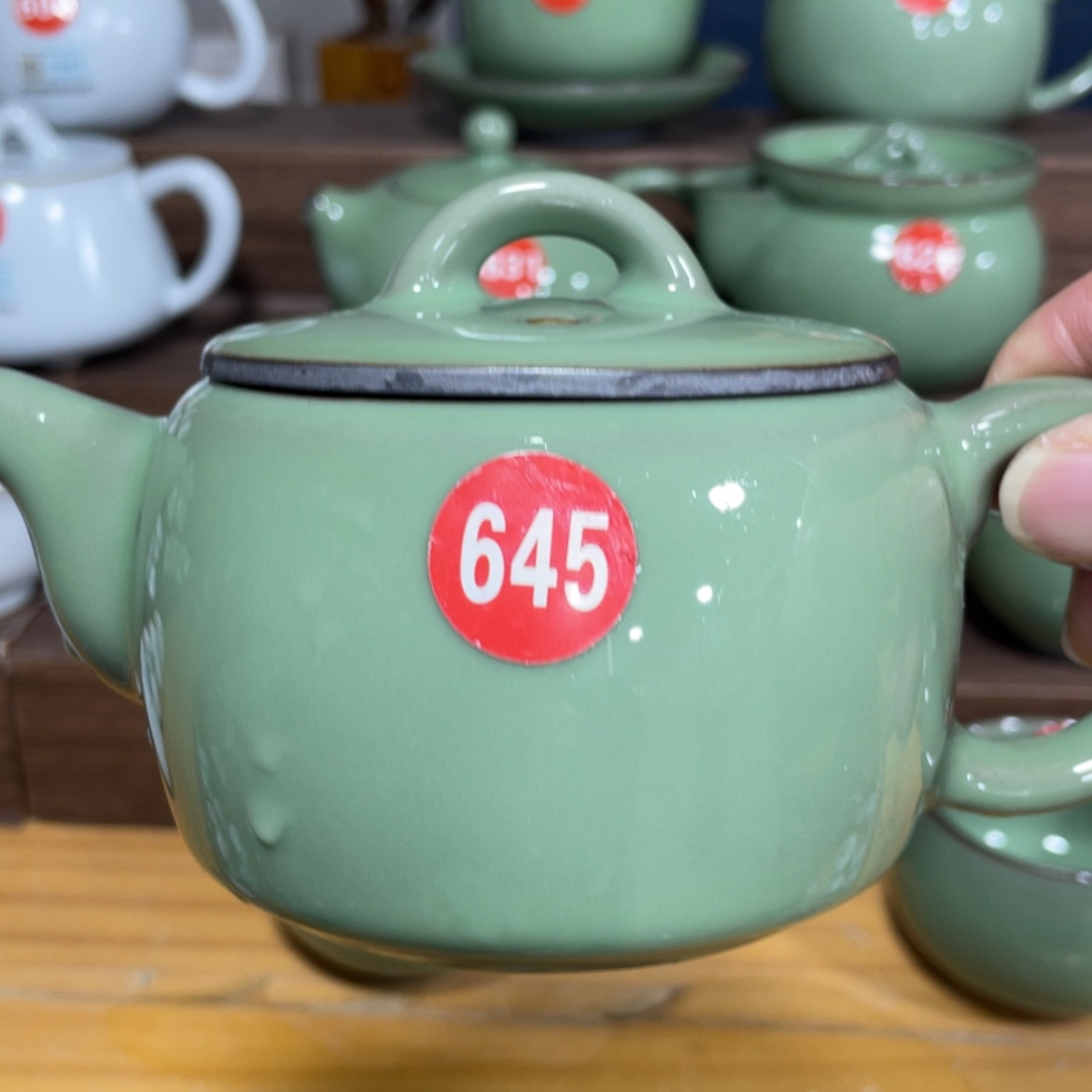 【闪购商品】陶瓷茶壶茶杯家用
