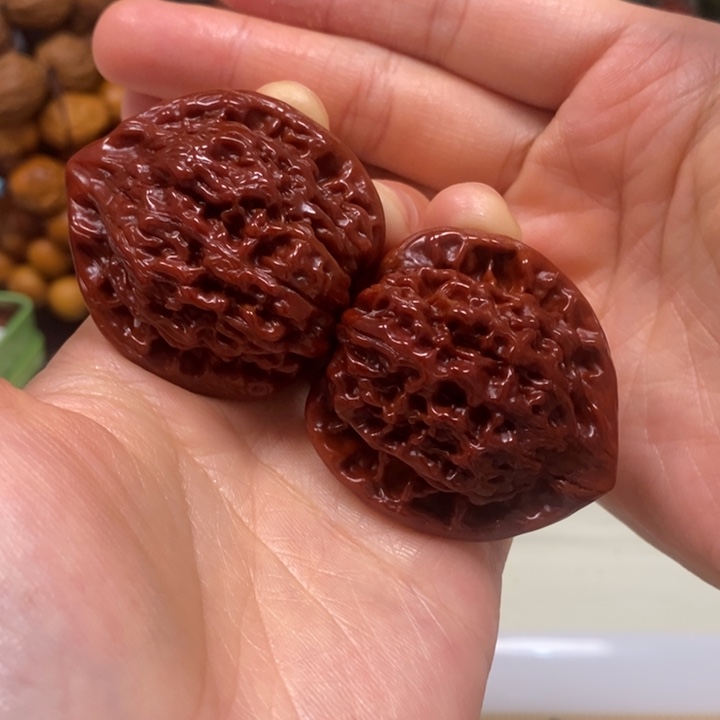 文玩核桃吊坠官帽43