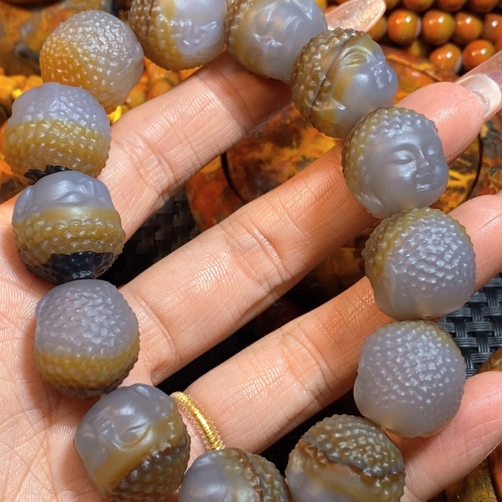 玛瑙/玉髓手链未镶嵌北****爷