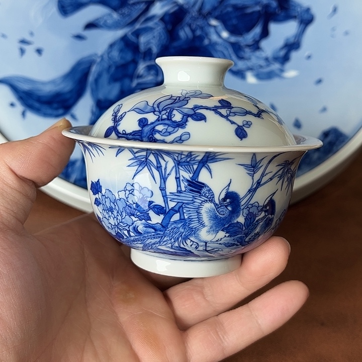 瓷片景德镇全手工手绘陶瓷