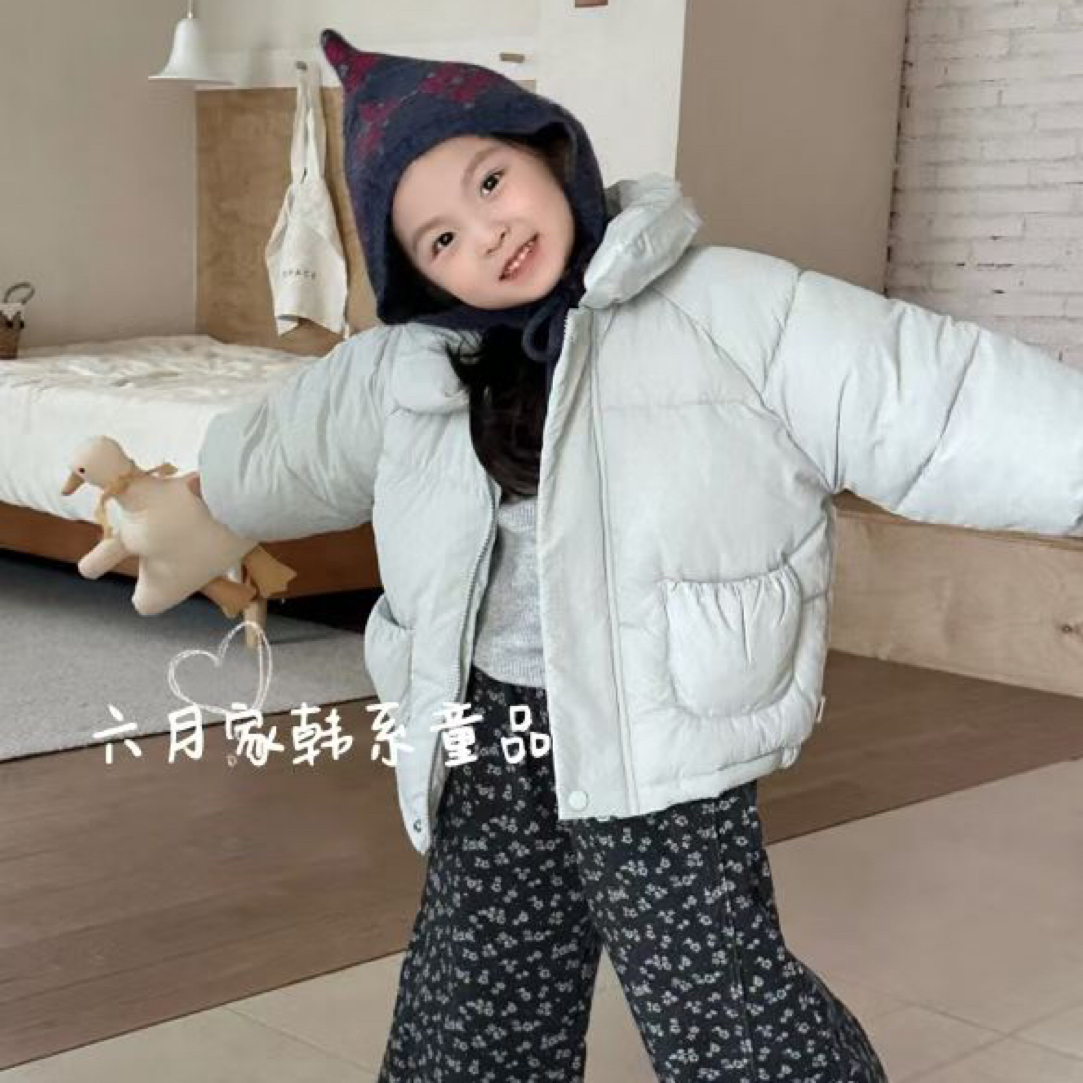 女童冬季韩版棉服韩系棉袄加厚外套