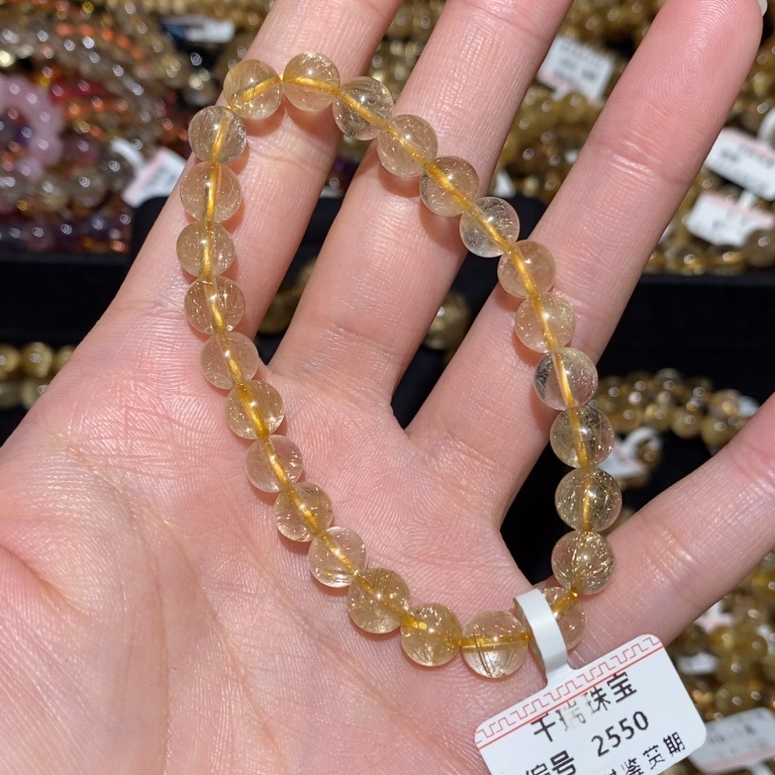 水晶手串未镶嵌手串