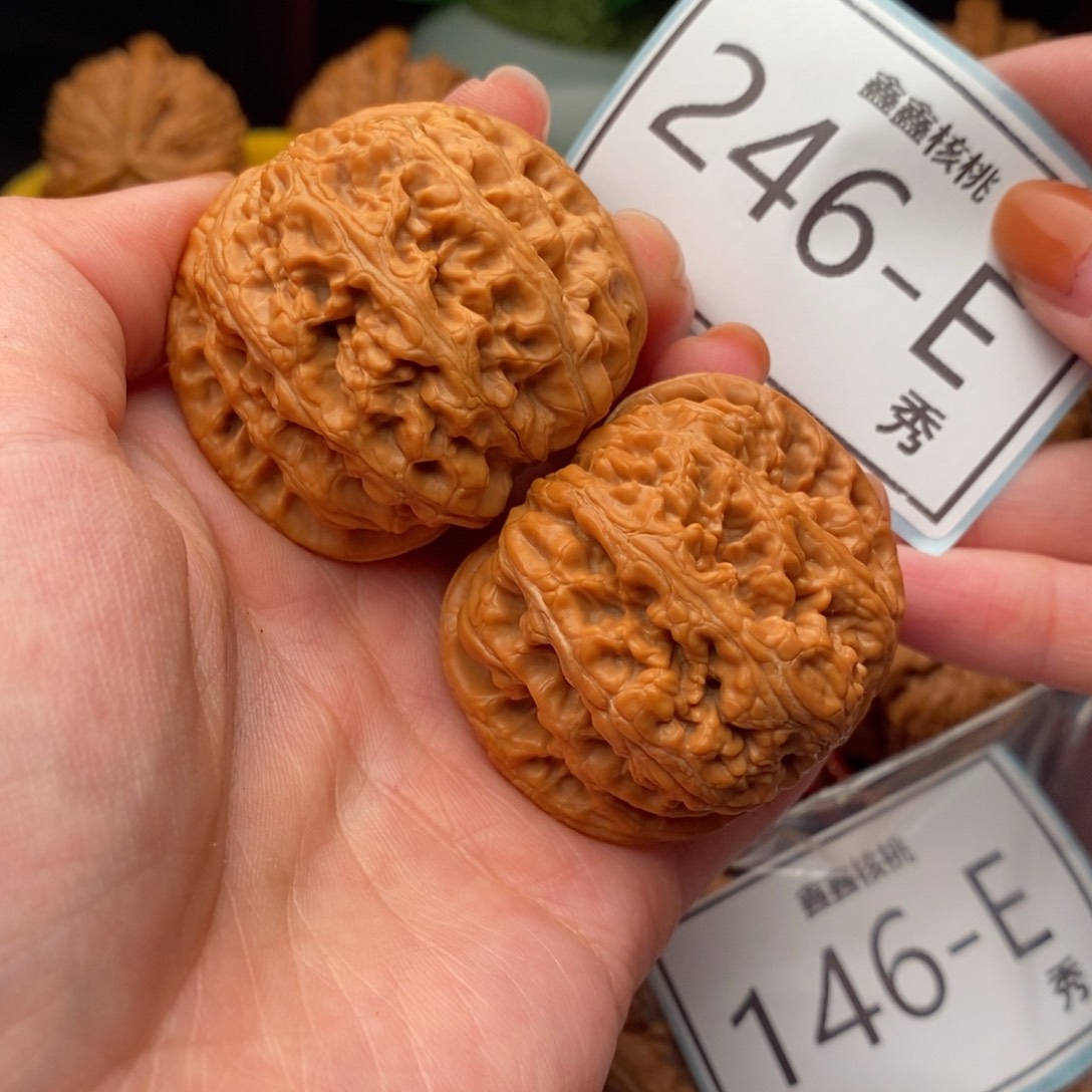 文玩核桃把件大粗筋45