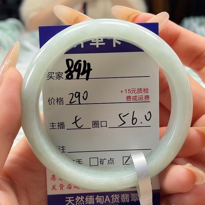 _***鱼翡翠未镶嵌手镯56