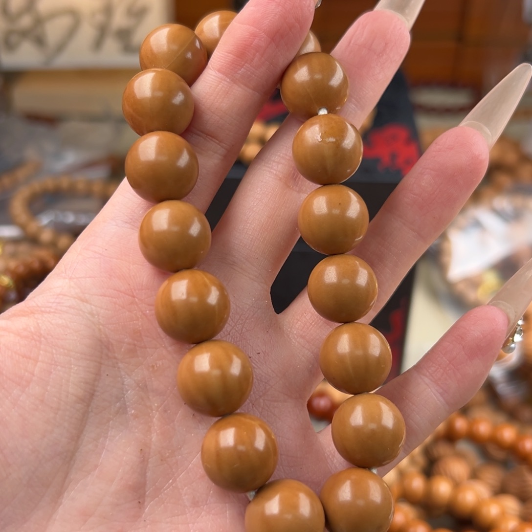 猴头核桃手串泛油龙岩正圆29.9