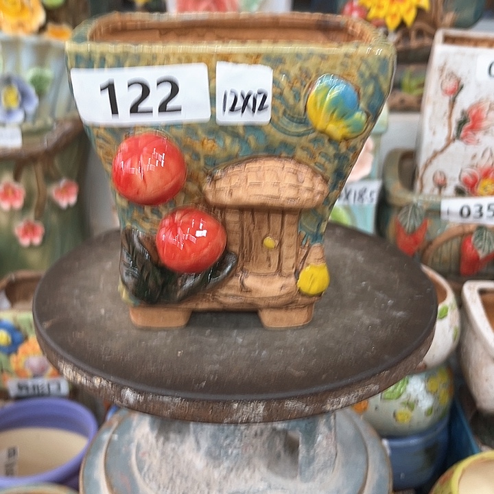 紫砂花盆粗陶材质多肉花盆