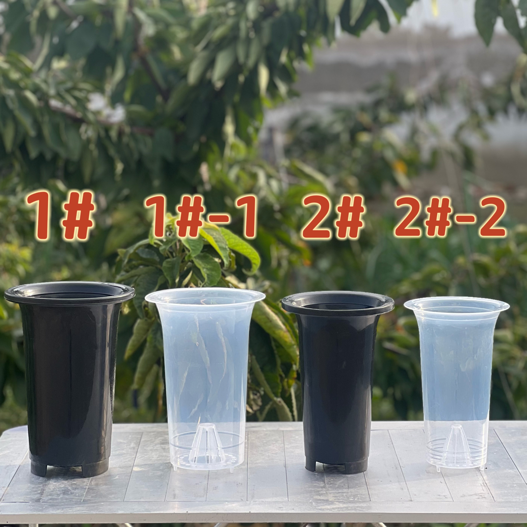 盛世兰花盆加厚款塑料花盆透明盆控根透气排水兰花花盆