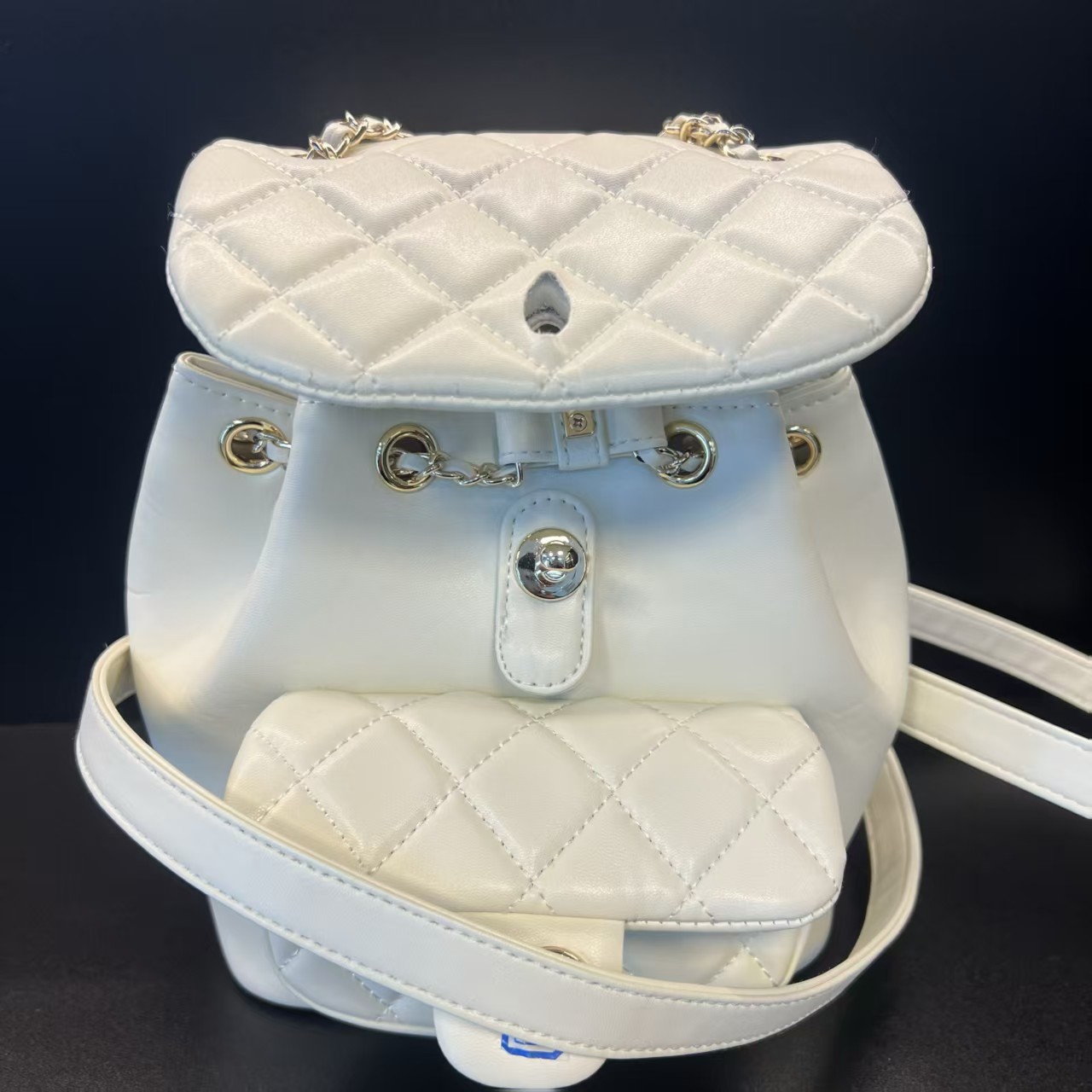 C08【臭】拉链优雅风搭扣托特包