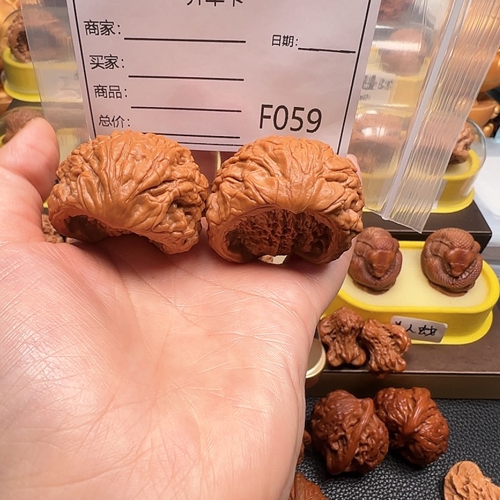 桃核吊坠人***哥聚宝盆42尺