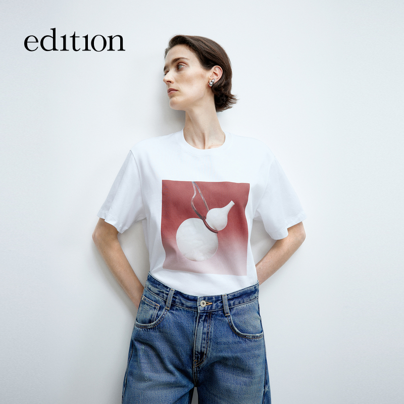 【商场同款】edition2025新款中式葫芦印花T恤#EBE1TEEK04