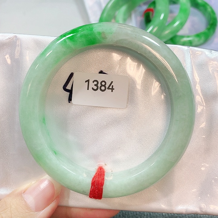 翡翠手镯未镶嵌天然翡翠手镯57.4