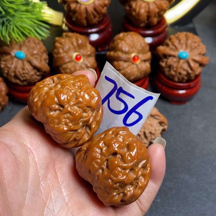 文玩核桃把件36蛤蟆756