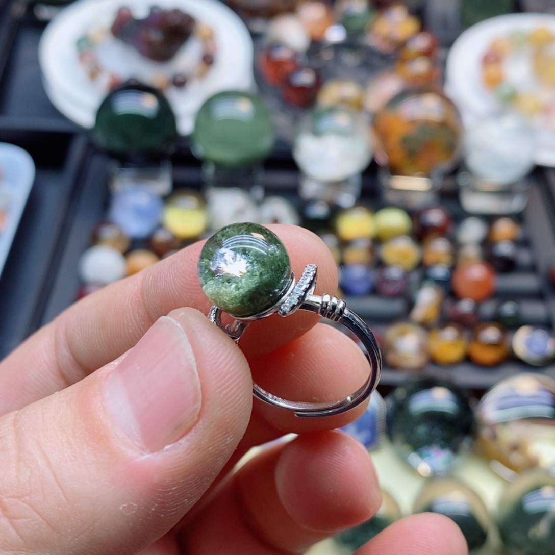 【闪购商品】水晶戒指银S925镶嵌二*