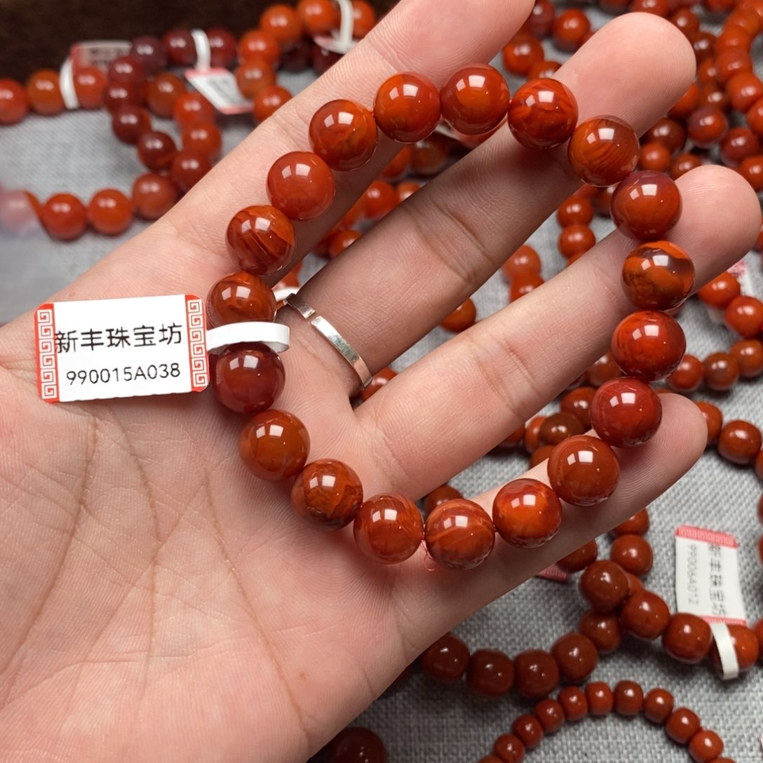 南红玛瑙手串未镶嵌11mm