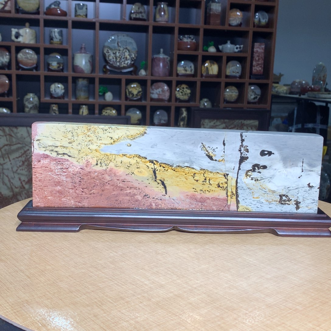 紫砂，广西国画石摆件，收藏观赏