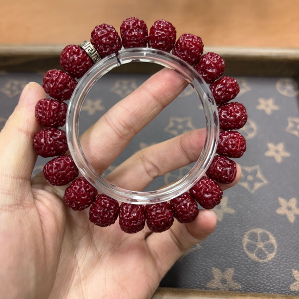 a57 玉化金刚菩提 卡1.2单圈手串