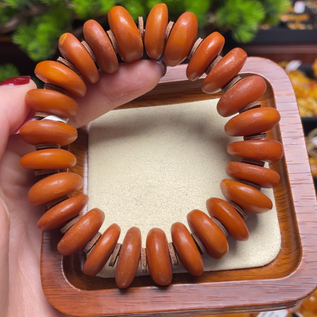 蜜蜡手链未镶嵌手串