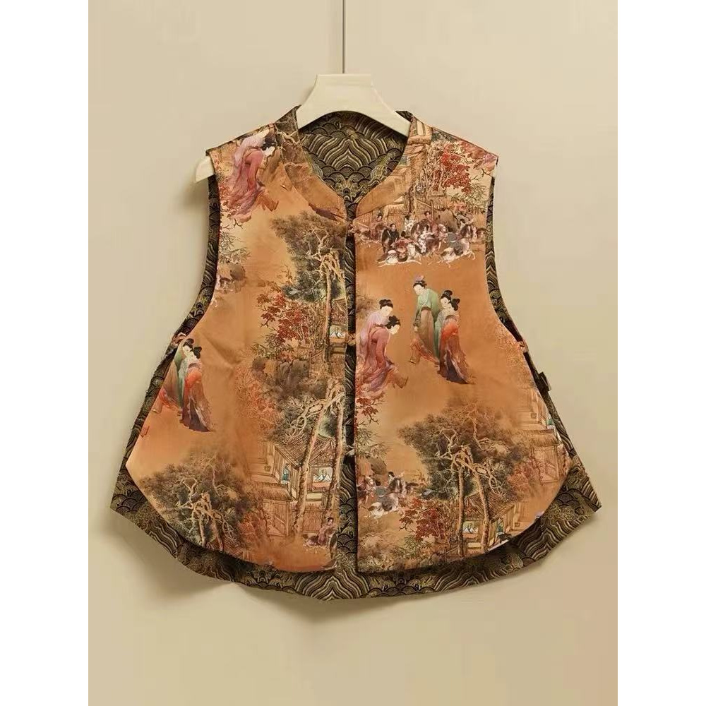 马甲东宫老钱背心新款秋季