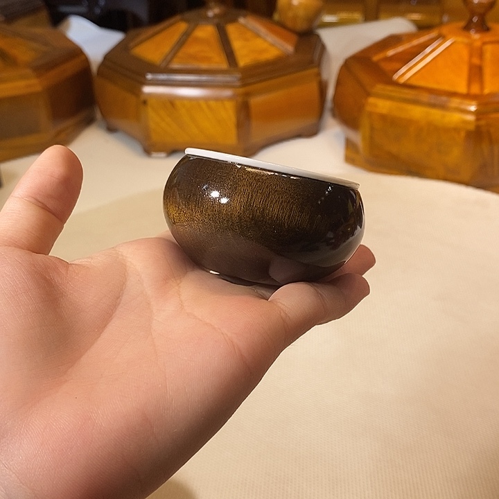 金丝楠阴沉木茶杯