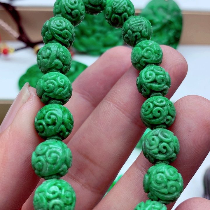 翡翠未镶嵌手链手串