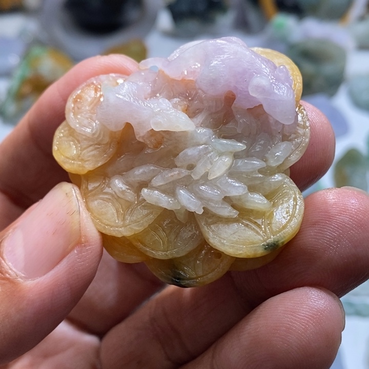 定制翡翠未镶嵌毛货
