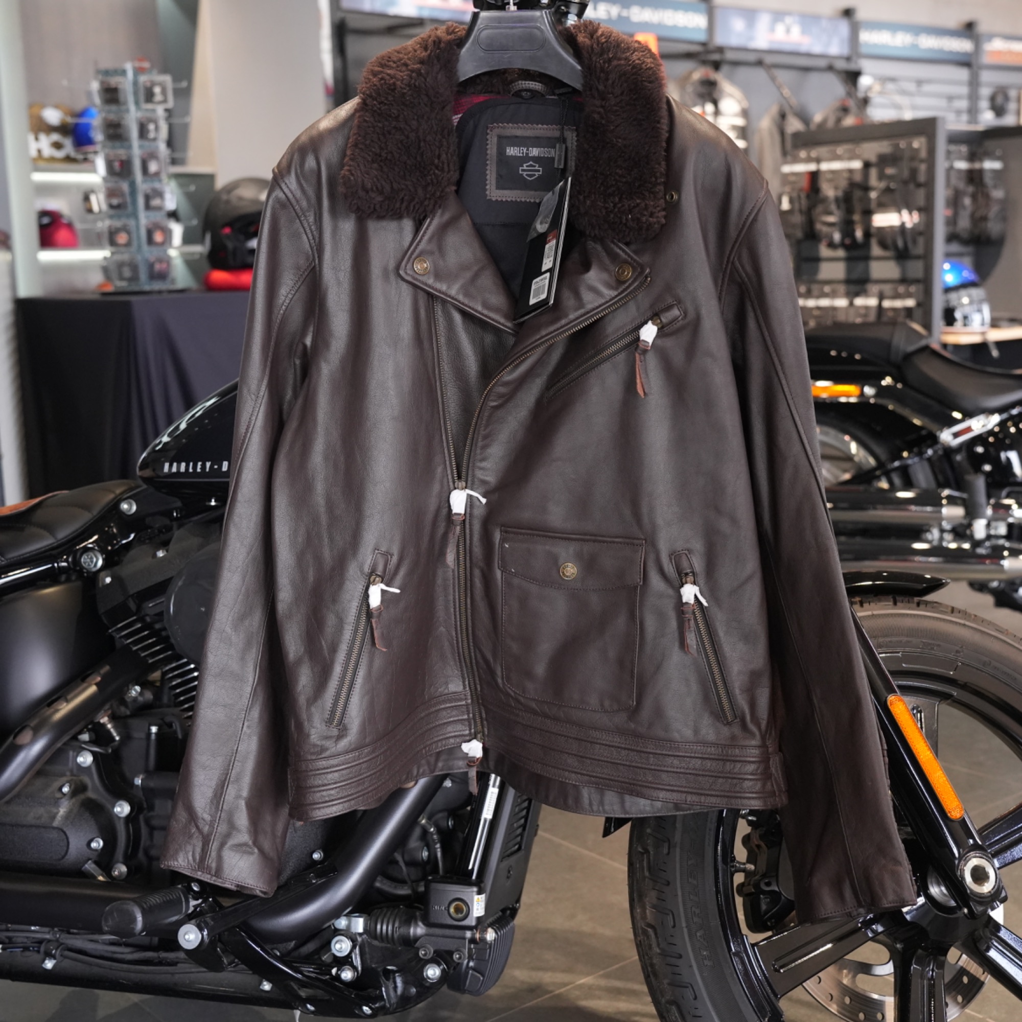 哈雷戴维森男士皮衣97004-23VM