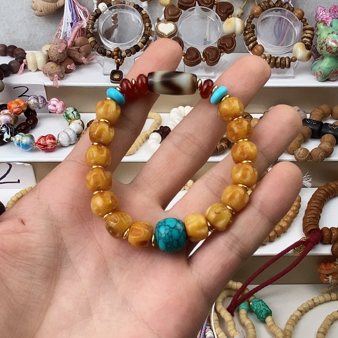 猴头核桃手串骨骨无相