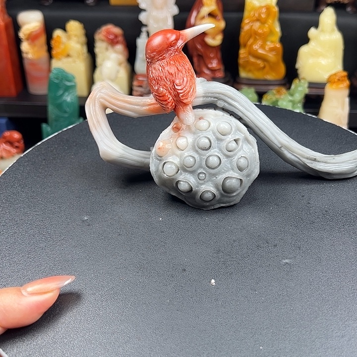 寿山石高山水冻石