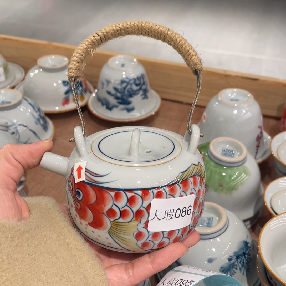 有瑕釉下彩纯手绘