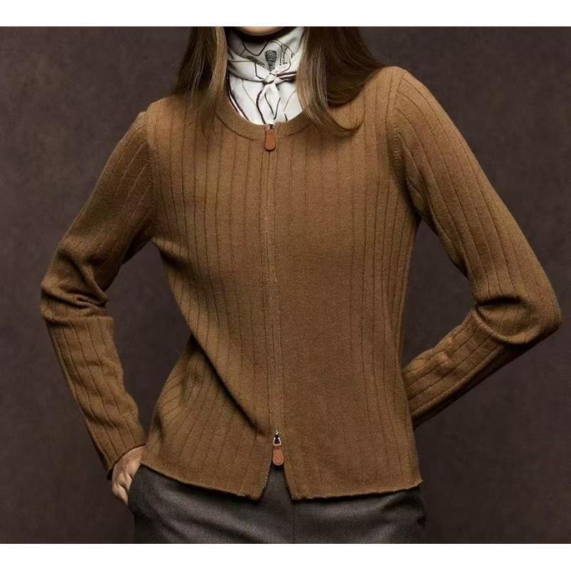 [P]纯色秋季修身修羊绒毛针织衫百搭针织针织衫套头长袖  0118