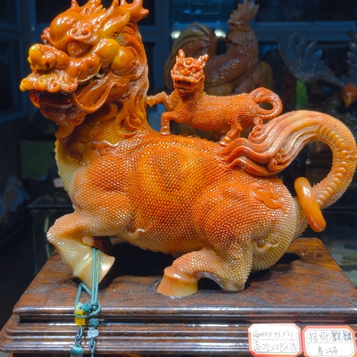 寿山石Q**华寿山石雕刻艺术品