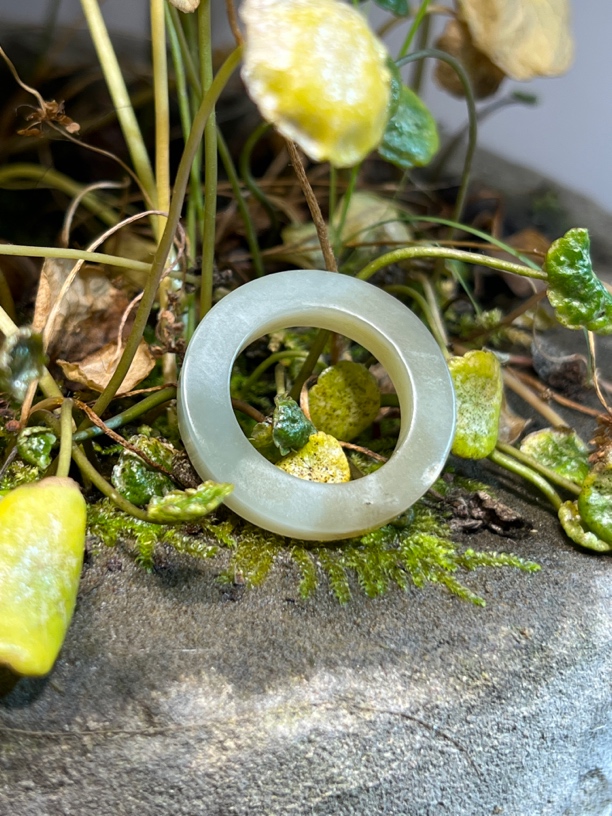 双色和田玉环 直径6.5mm-34mm