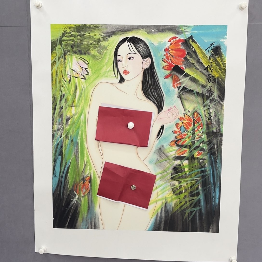 国画亲笔手绘原创