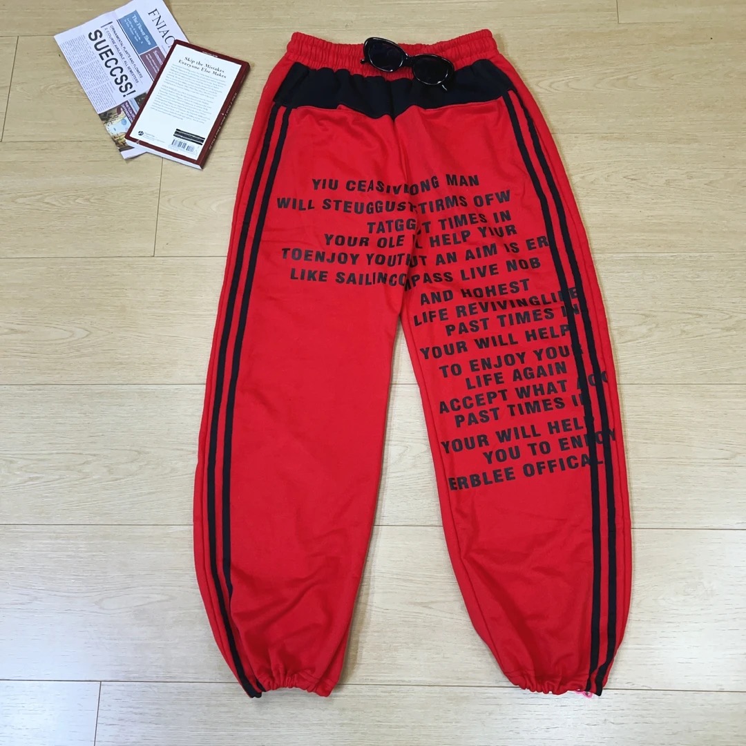 【蟹蟹专属】2025秋季新款休闲裤潮色纯色哈伦裤束脚裤0931（加厚款）