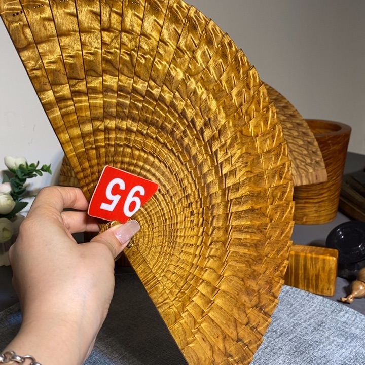 金丝楠金丝楠木扇子