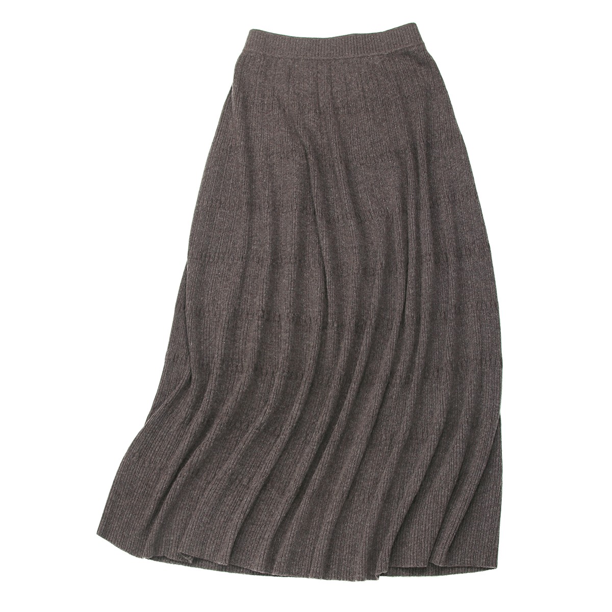 年年高竹节裙A字针织抽条羊绒冬季女装半身裙伞裙/弹力百搭裙子