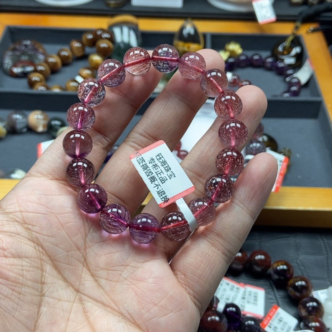 水晶超七渐变手链11未镶嵌