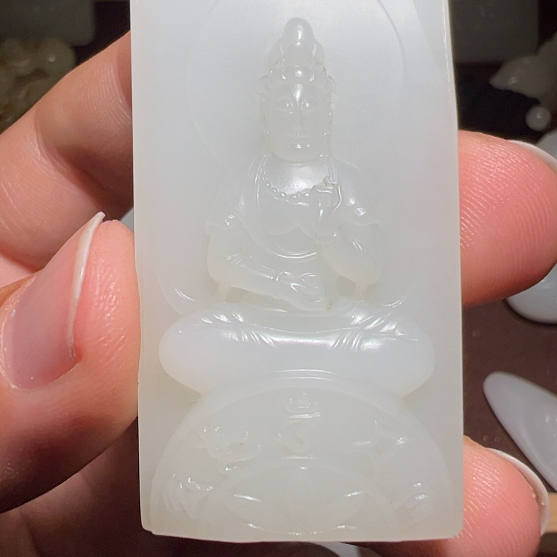 和田玉挂件未镶嵌顺***…