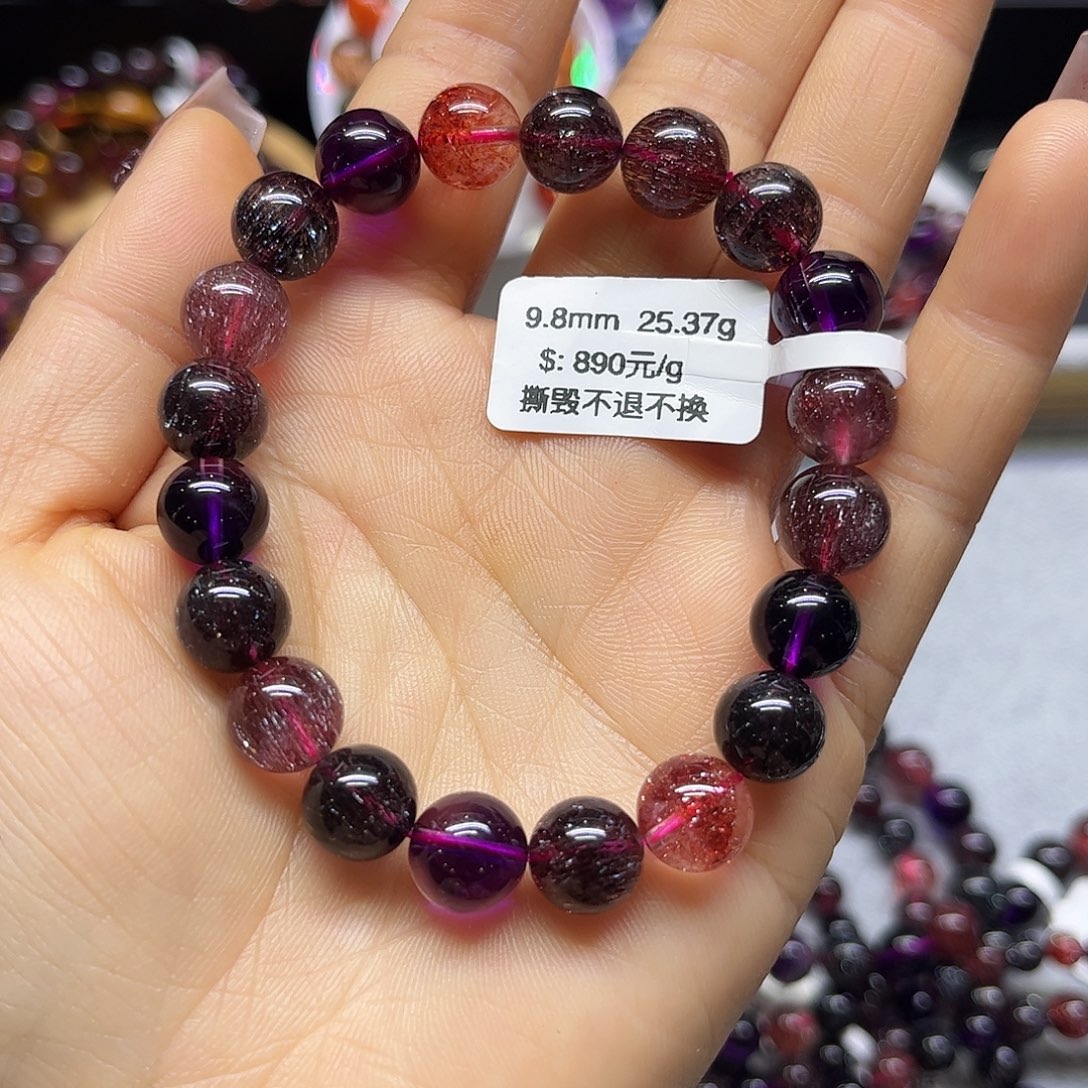 水晶手链未镶嵌天然水晶
