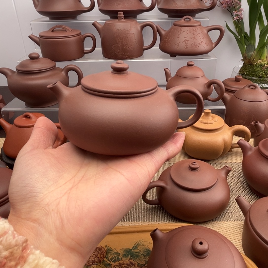 g***h紫砂茶壶底槽清寒江微瑕